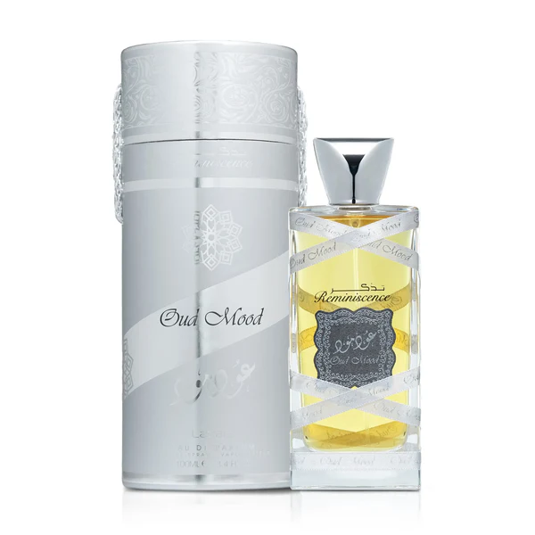 Oud Mood Reminiscence Silver Perfume 100ml EDP Lattafa - Image 5