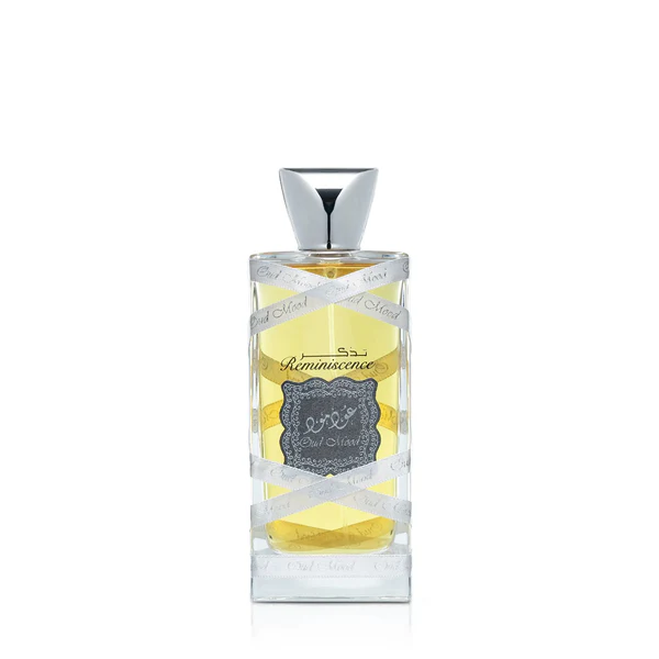Oud Mood Reminiscence Silver Perfume 100ml EDP Lattafa - Image 4
