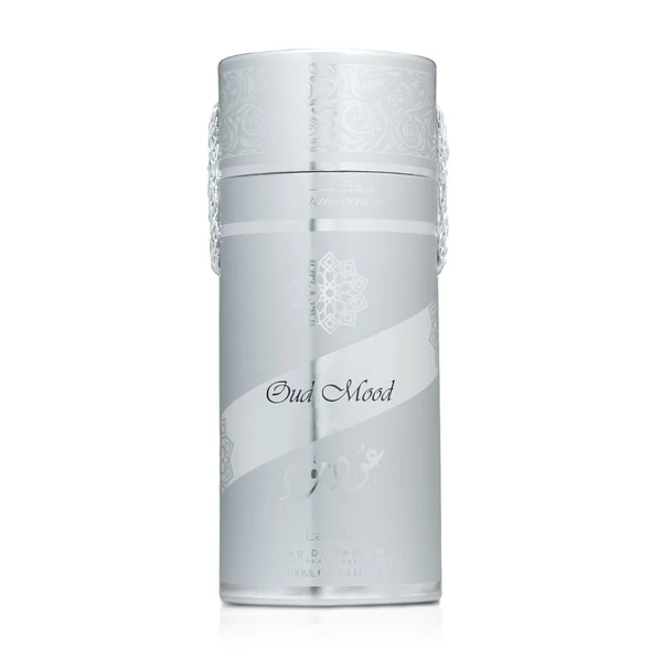 Oud Mood Reminiscence Silver Perfume 100ml EDP Lattafa - Image 3